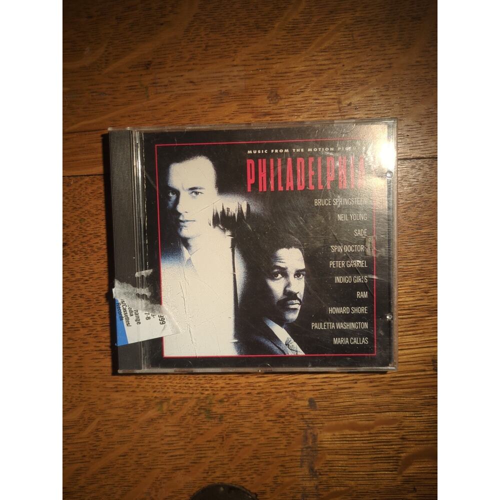 Soundtrack by Philadelphia (CD, 1994)